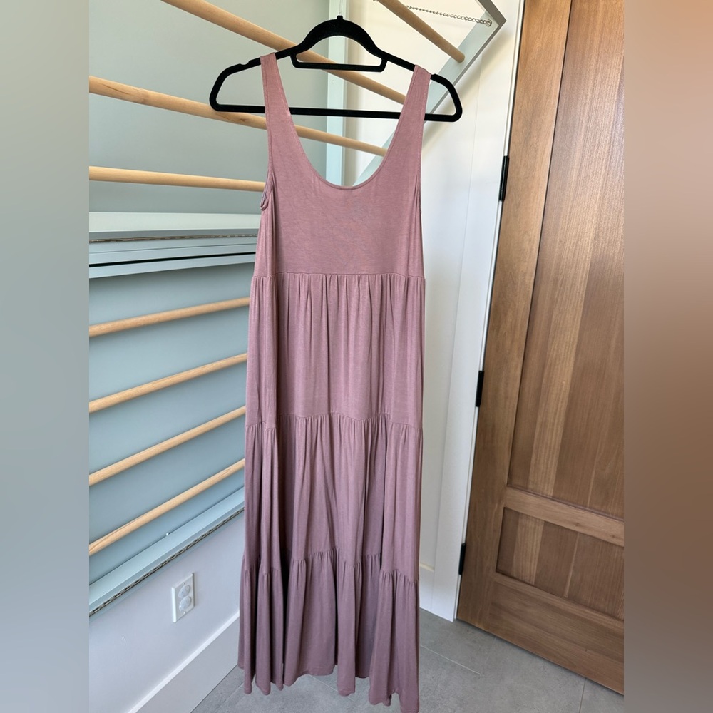 Gentle Fawn Dusty Pink/Mauve Sleeveless Maxi Dress